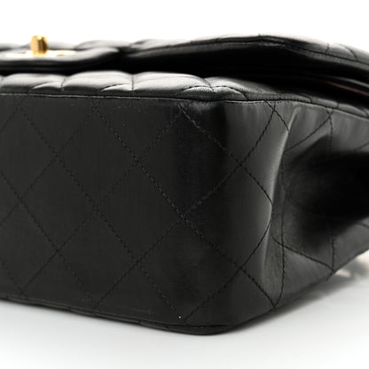 Chanel Lambskin Quilted Jumbo Double Flap Black 10 of 13