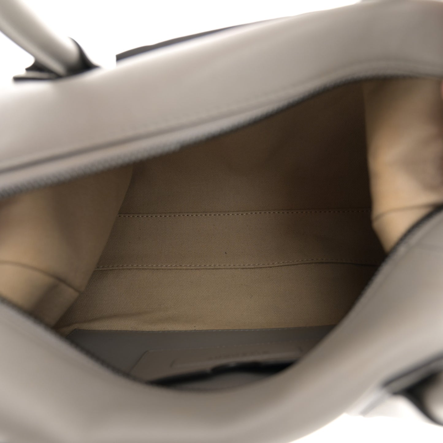 Calfskin Small Soft Antigona Pearl Grey