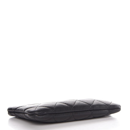 Chanel Lambskin Quilted Small Cosmetic Case Black 4 of 8