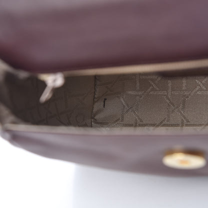 Christian Dior Lambskin Cannage Crossbody Flap Brown 8 of 16