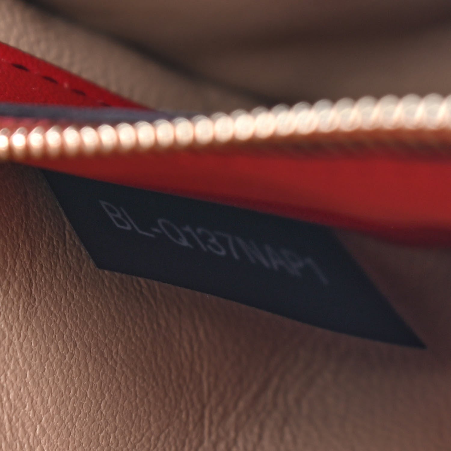 Valentino Garavani Nappa Rockstud Spike Wallet on Chain Camel Rose 7 of 9