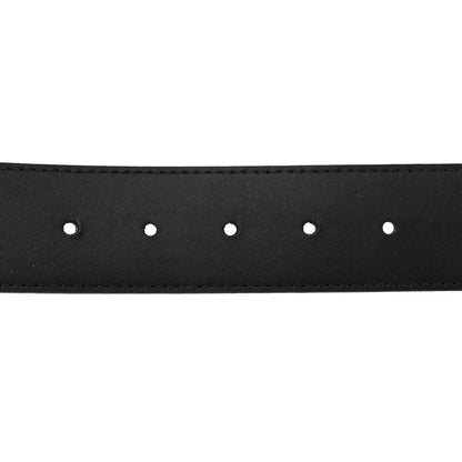 Louis Vuitton LOUIS VUITTON Calfskin Monogram 40mm LV Initiales Reversible Belt 85 34 Black 4 of 6