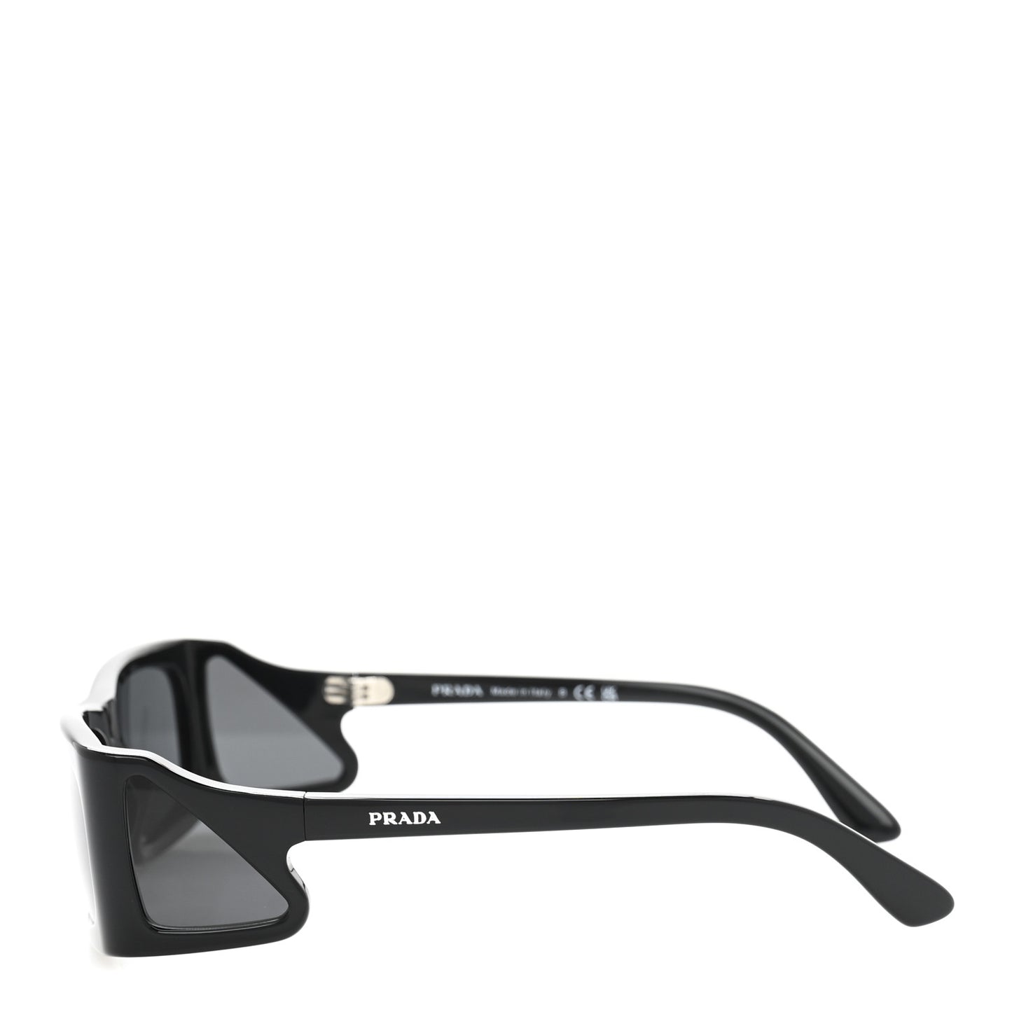 Acetate Rectangular Sunglasses SPR B03 Black