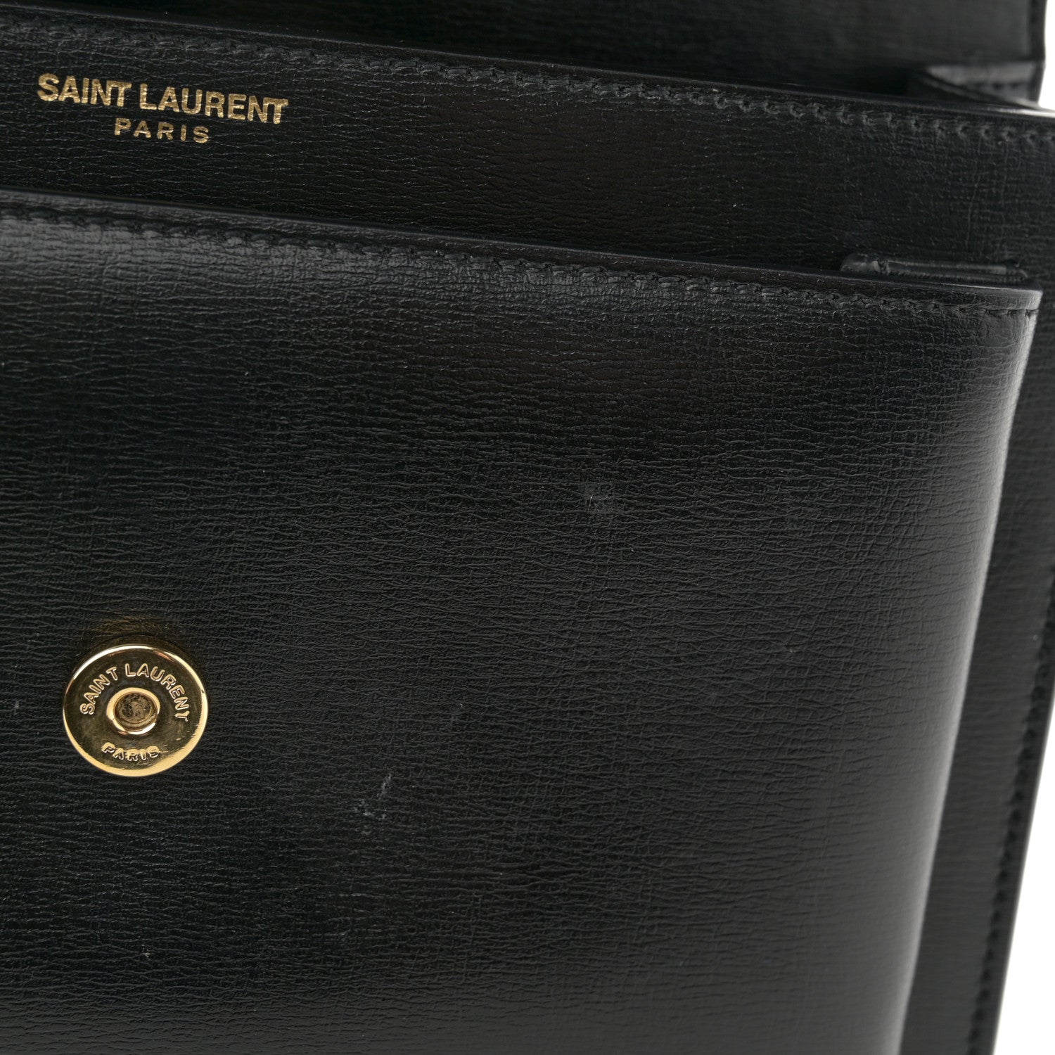 Saint Laurent Calfskin Medium Monogram Sunset Sunset Black 12 of 12