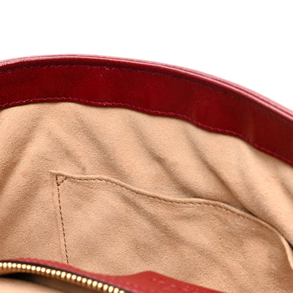 Gucci Monogram Azalea Calfskin Matelasse Diagonal Medium GG Marmont Shoulder Bag Beige Ebony New Cherry Red 11 of 11