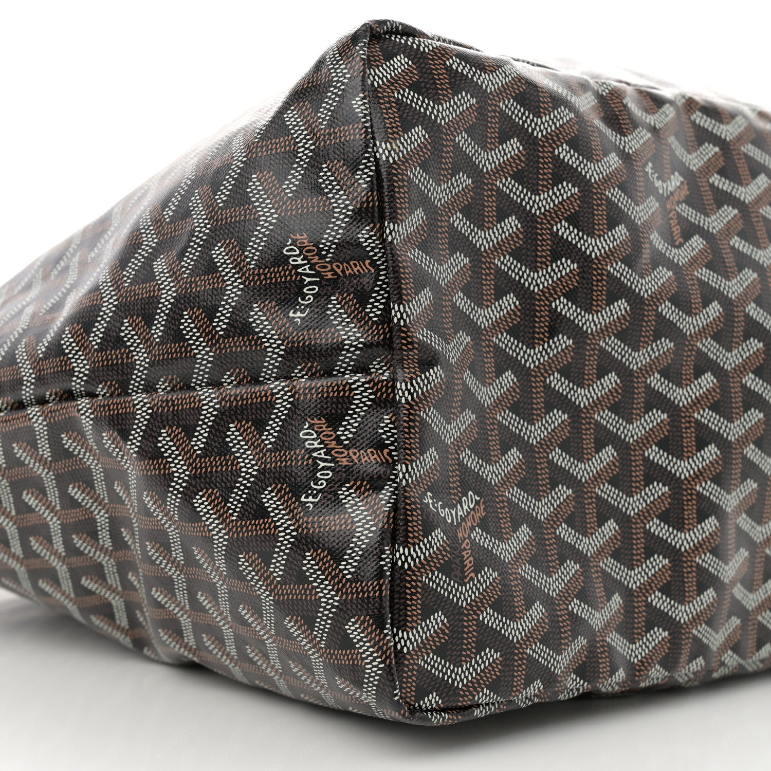 Goyard Goyardine Saint Louis GM Black Gold 10 of 11