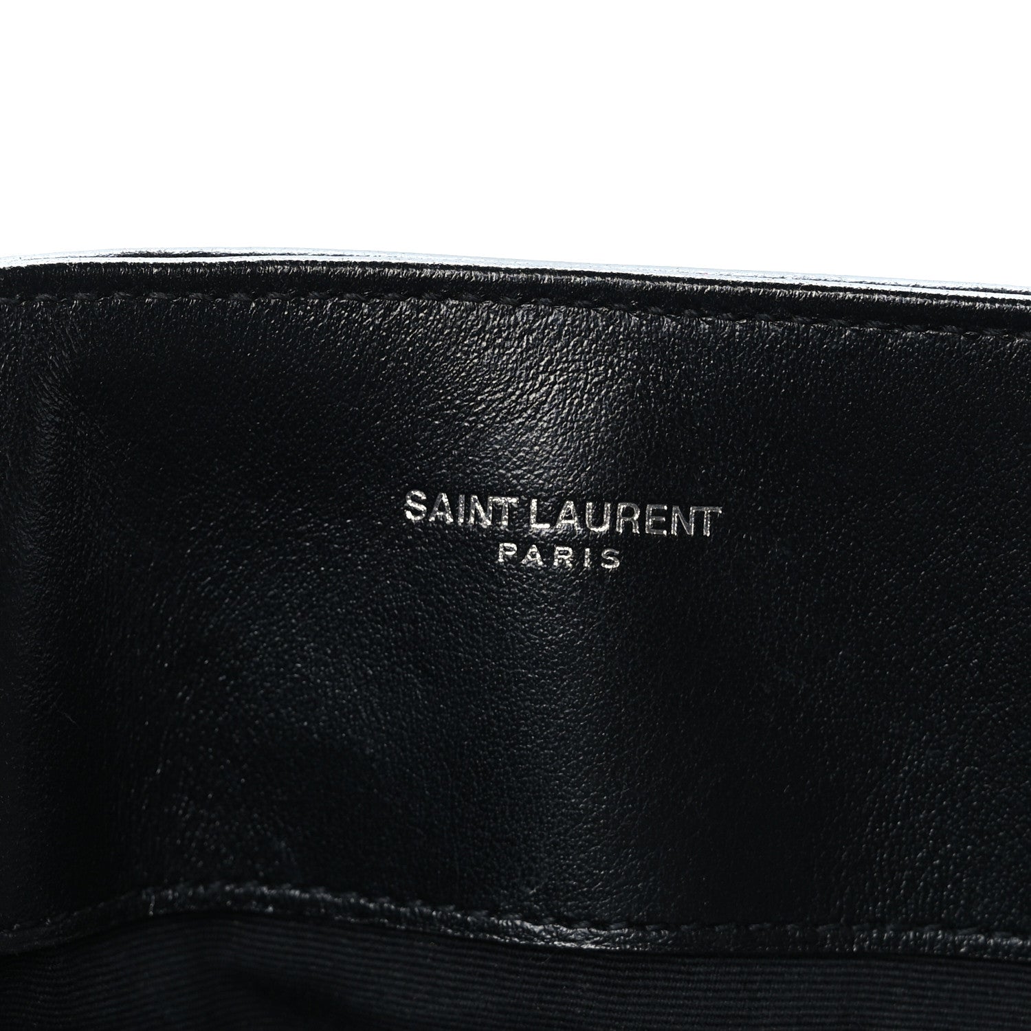 Saint Laurent Calfskin Y Quilted Monogram Large Loulou Shopper Black 7 of 11