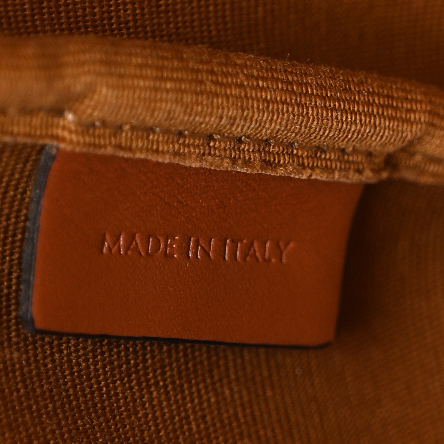 Celine Triomphe Canvas Calfskin Small Bucket Bag Tan 7 of 10
