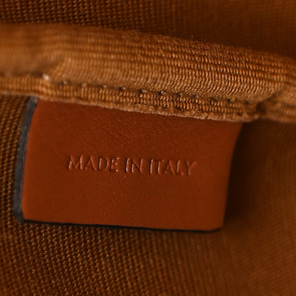 Celine Triomphe Canvas Calfskin Small Bucket Bag Tan 7 of 10