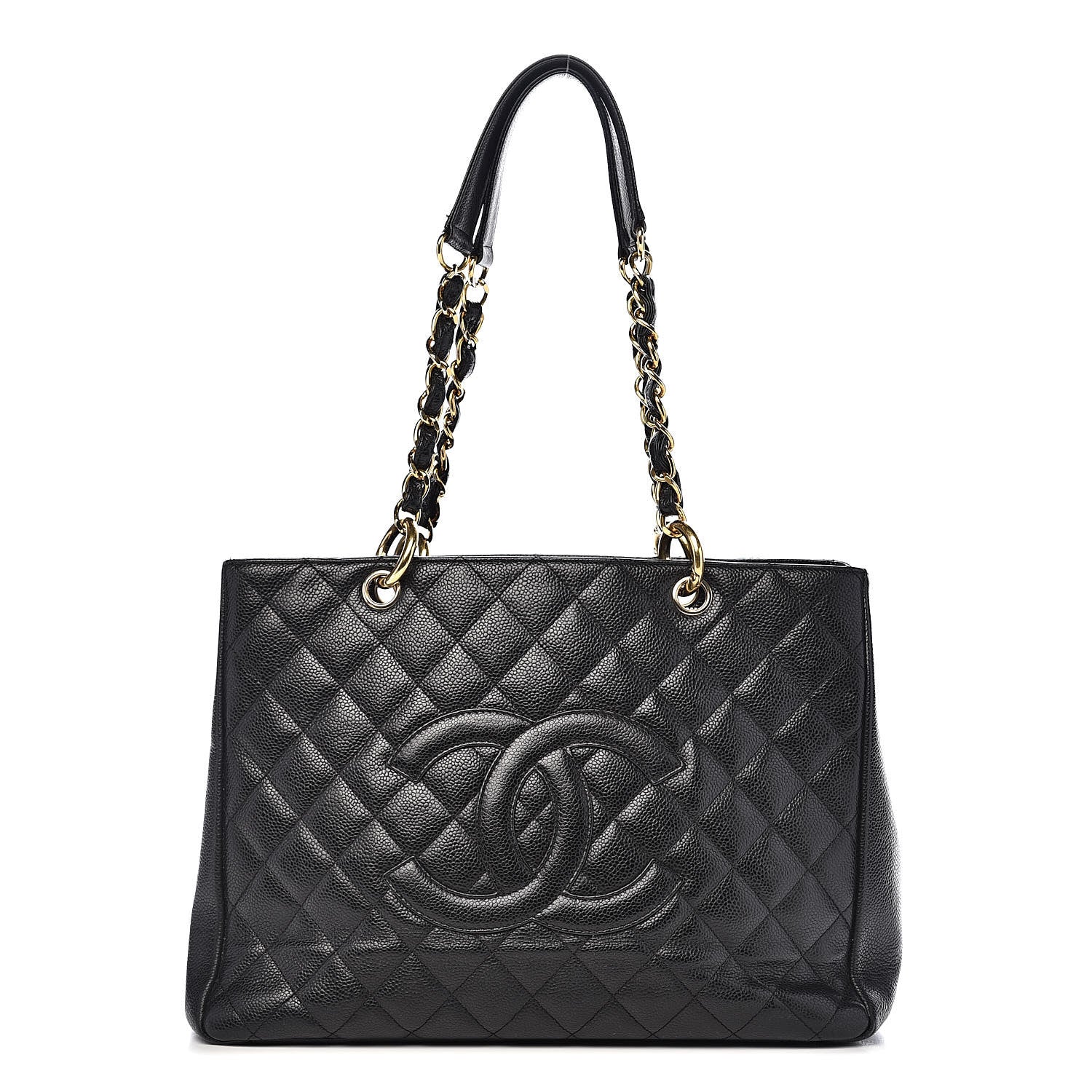 Chanel Caviar Quilted Grand Shopping Tote GST Black 1 of 23