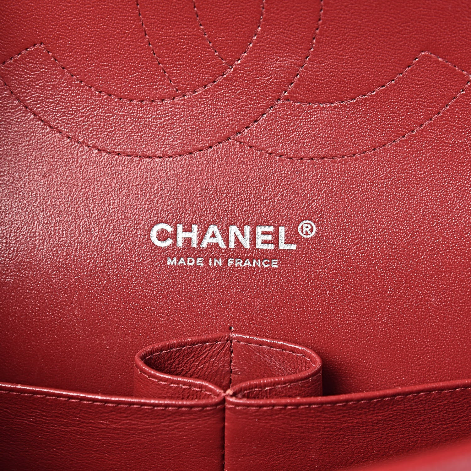 Chanel Caviar Quilted Jumbo Double Flap Red 6 of 14