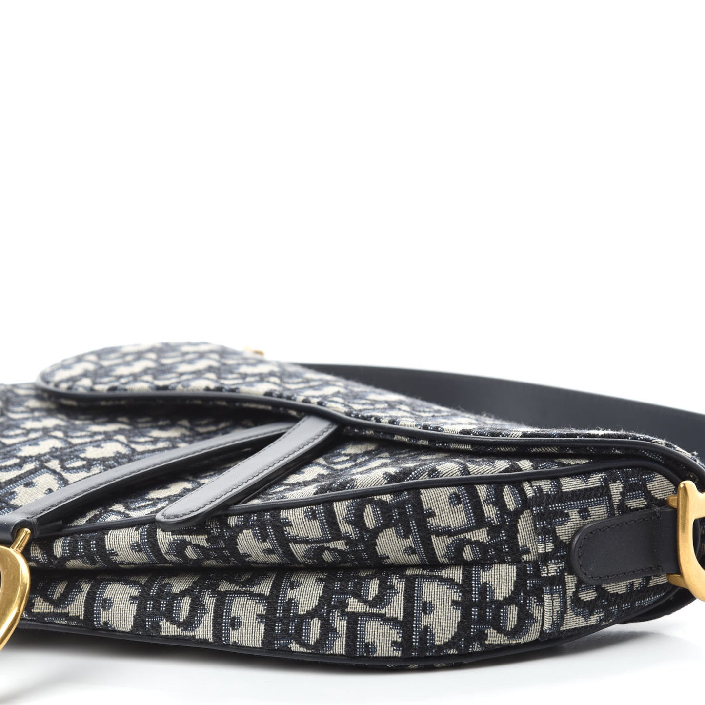 Oblique Saddle Bag Blue