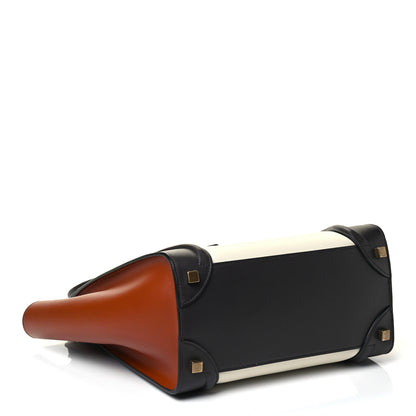 Celine Smooth Calfskin Micro Tri-Color Luggage 3 of 4