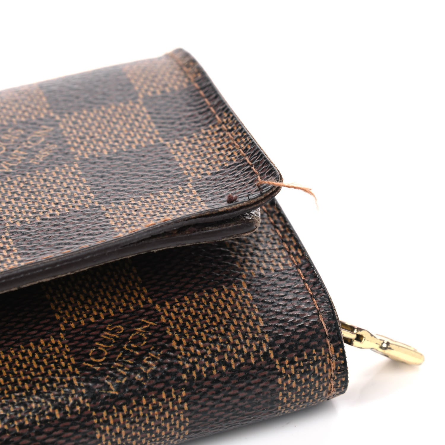 Louis Vuitton Damier Ebene Porte-Monnaie Billets Tresor Wallet 8 of 11