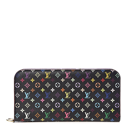 Louis Vuitton Monogram Multicolor Insolite Wallet Black Violet 1 of 7