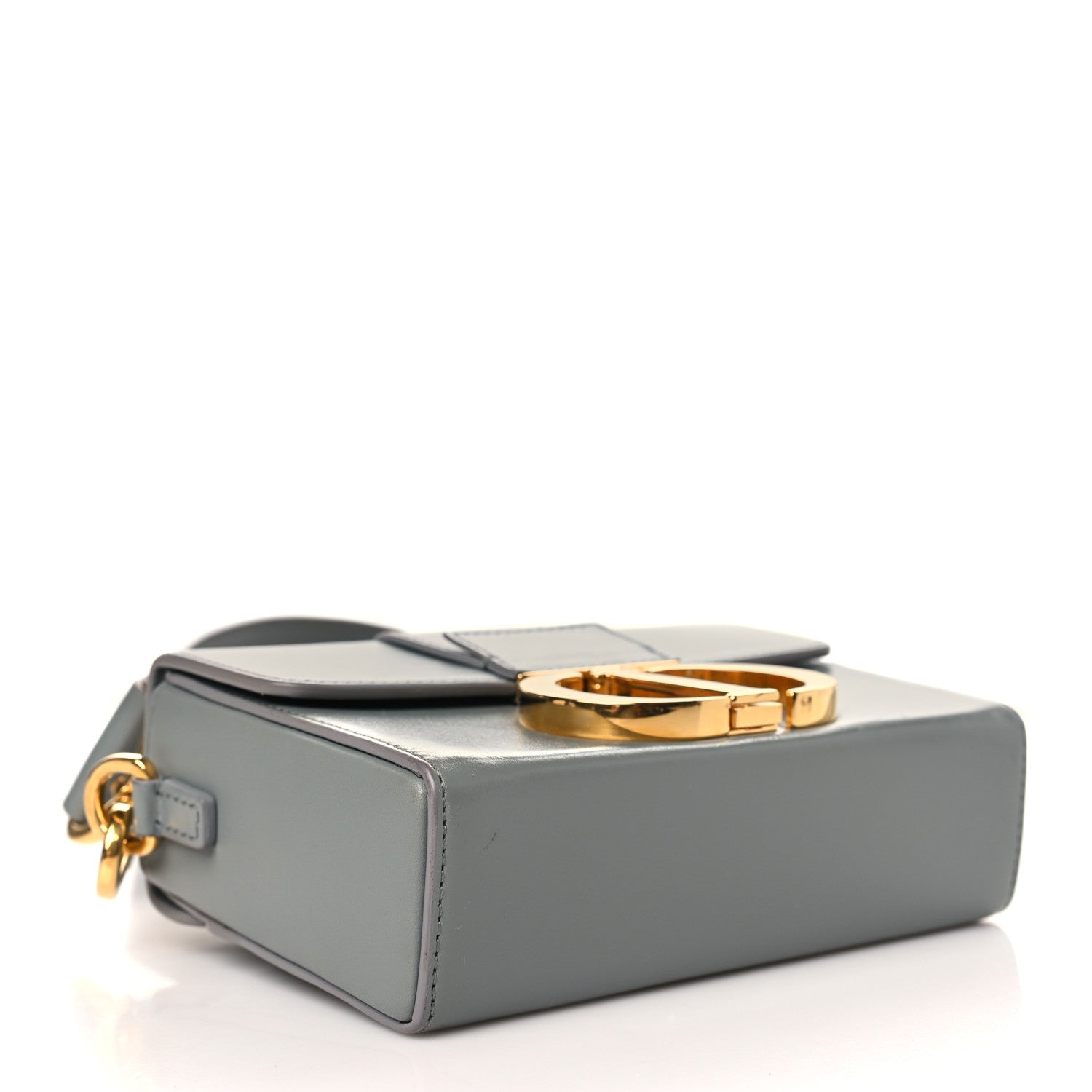 Christian Dior Box Calfskin 30 Montaigne Box Bag Gray 4 of 9
