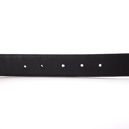 Chanel Calfskin CC Reversible Belt 90 Black Burgundy 7 of 10