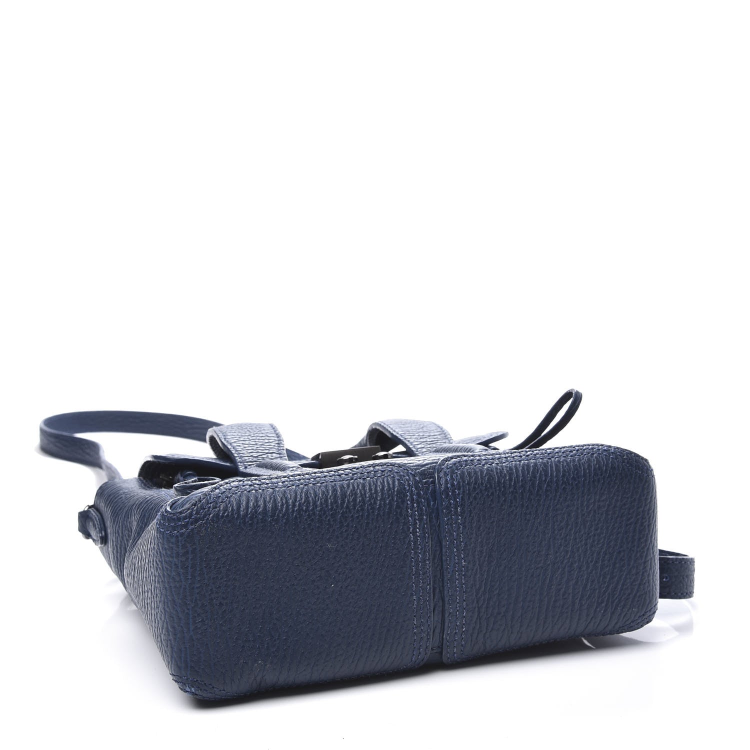 3.1 Phillip Lim 3.1 Textured Calfskin Mini Pashli Satchel Lapis Black 3 of 11