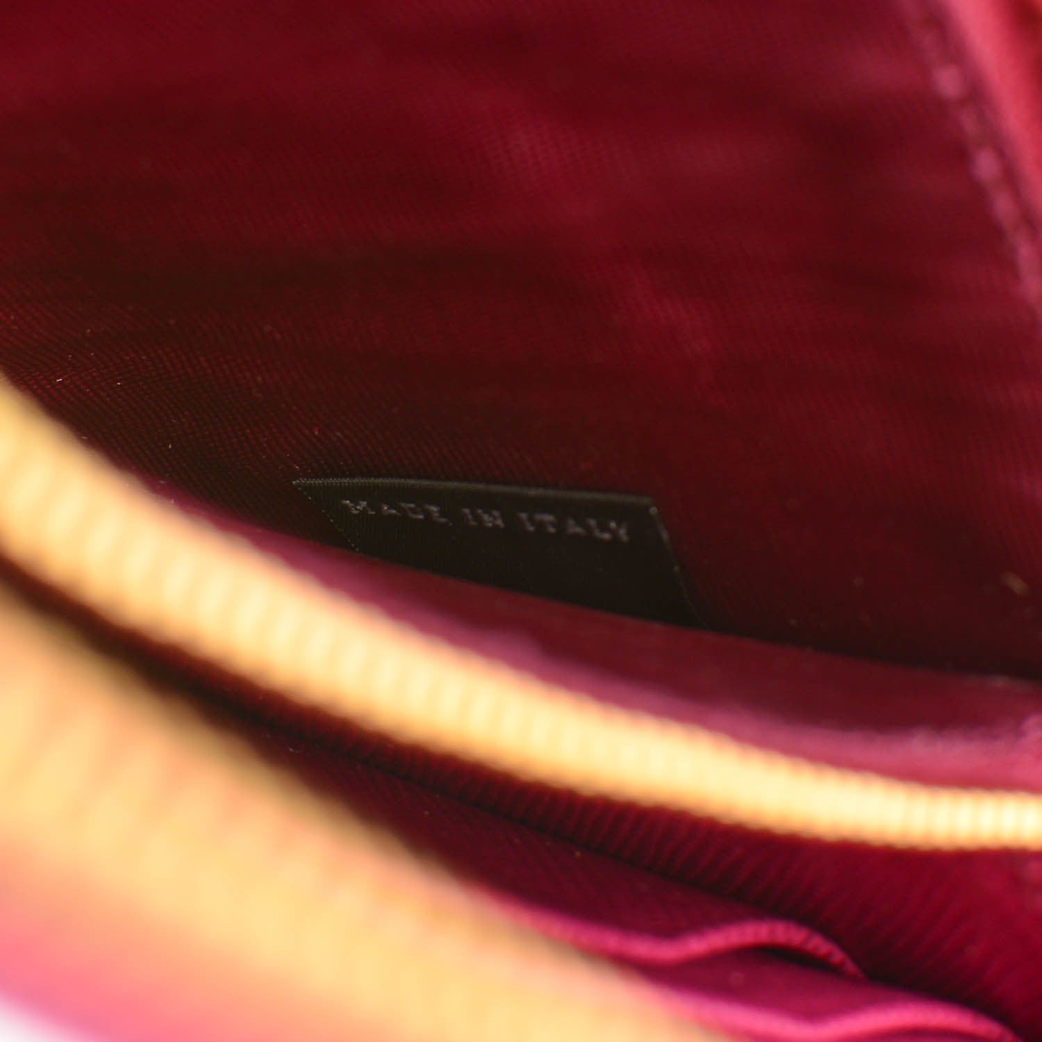 Prada Saffiano Triangle Zip Around Wallet Ametista 7 of 7