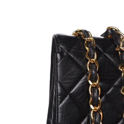 Chanel Lambskin Quilted Jumbo Single Flap Black 16 of 20