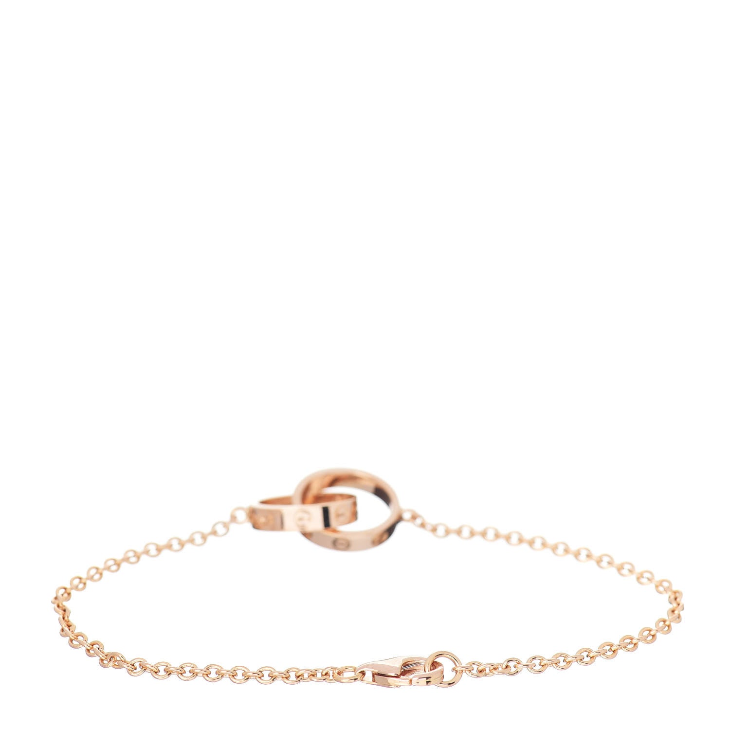 Cartier 18K Pink Gold Interlocking LOVE Bracelet 3 of 4
