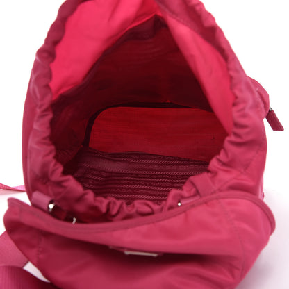 Prada Nylon Vela Double Buckle Backpack Fuxia 5 of 10