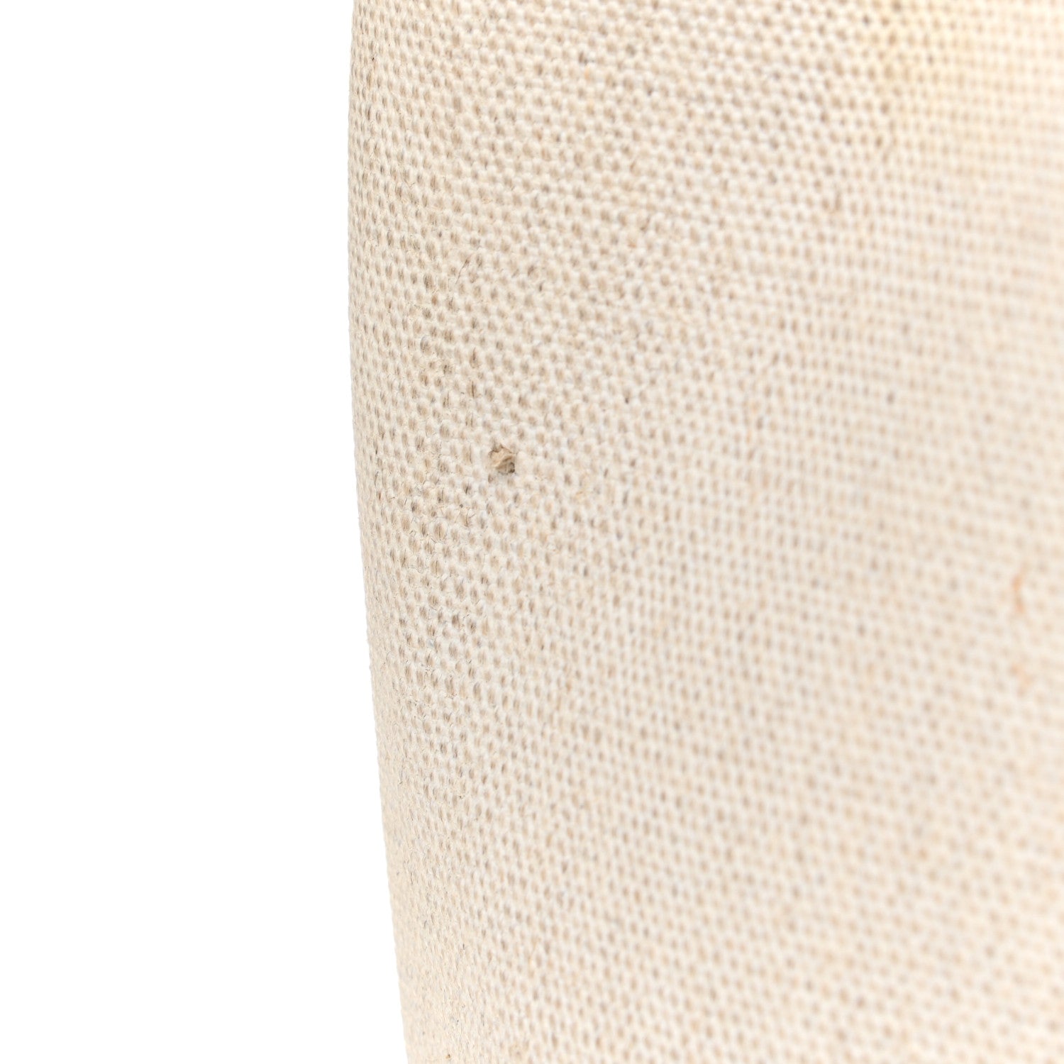 Saint Laurent Canvas Calfskin Teddy Drawstring Shopping Tote White Black 10 of 10