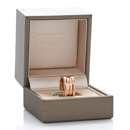 Bulgari 18K Rose Gold B.Zero1 Three-Band Ring 52 6 5 of 5