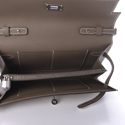 Hermes Epsom Kelly Wallet To Go Etoupe 5 of 9