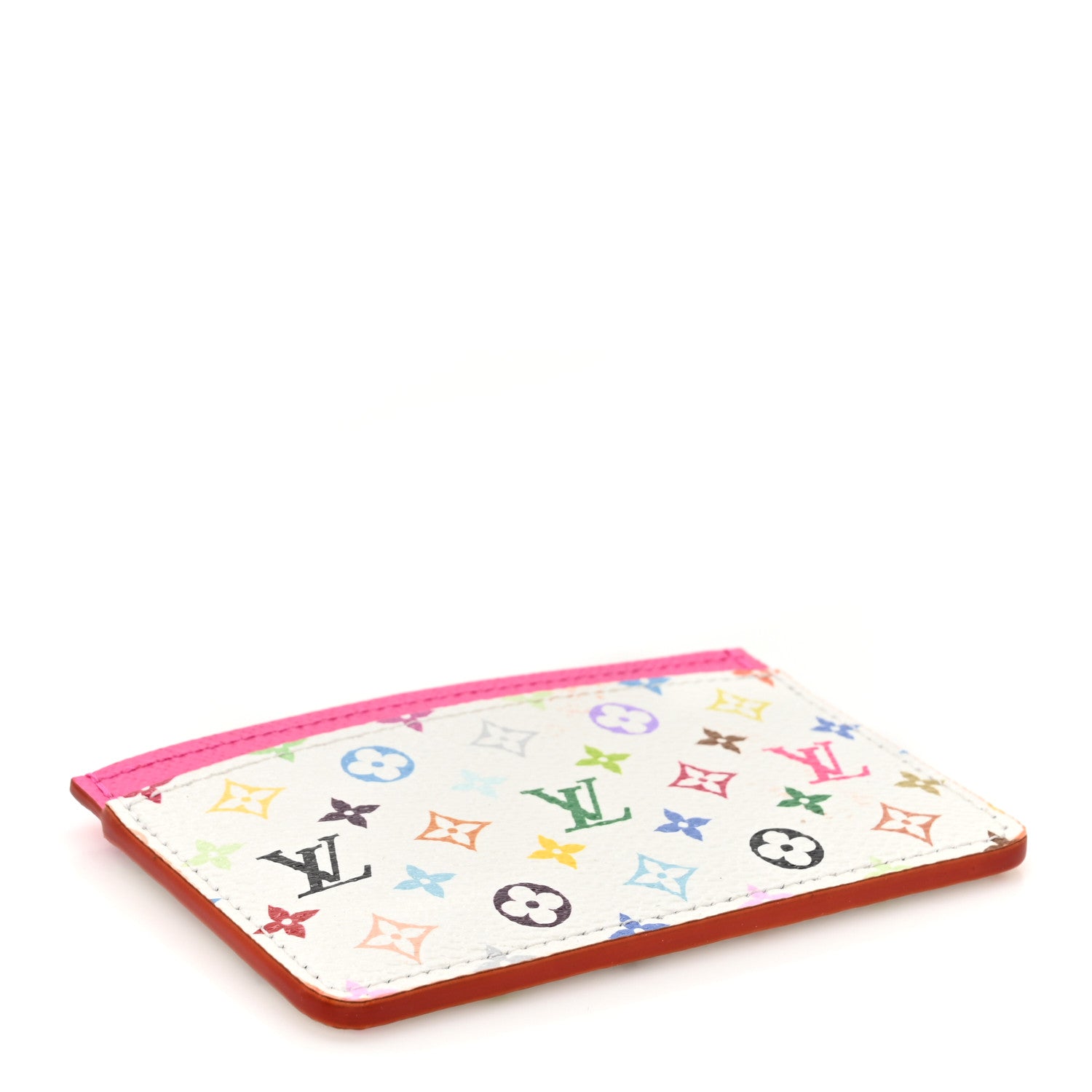 Louis Vuitton LV X TM Monogram Multicolor Card Holder Kawaii Pink 4 of 10