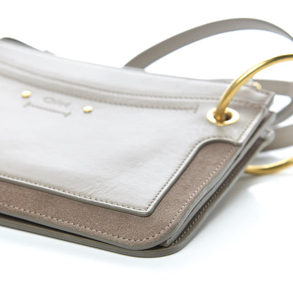 Chloe Calfskin Suede Small Roy Bag Motty Grey 6 of 10