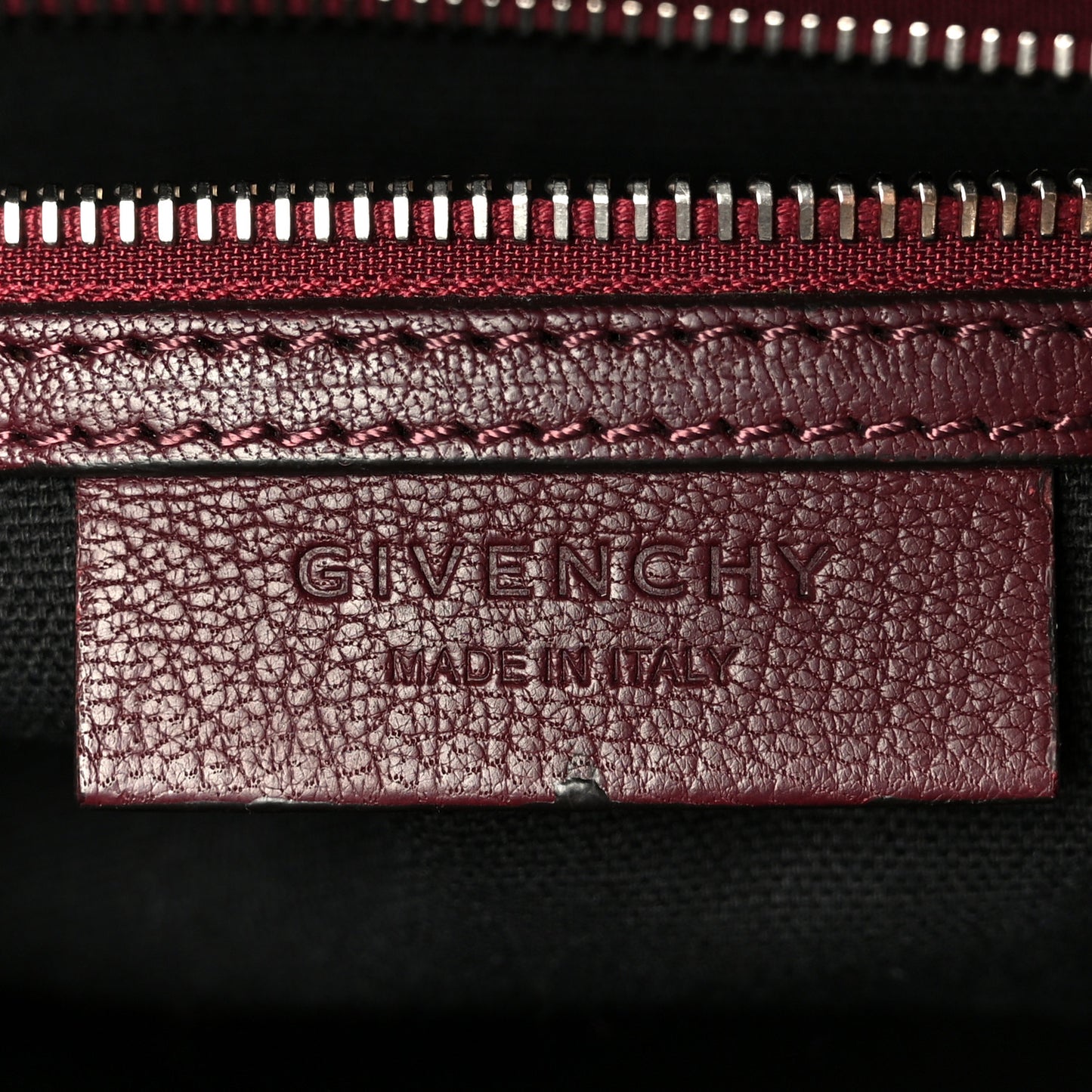 Sugar Goatskin Small Antigona Oxblood