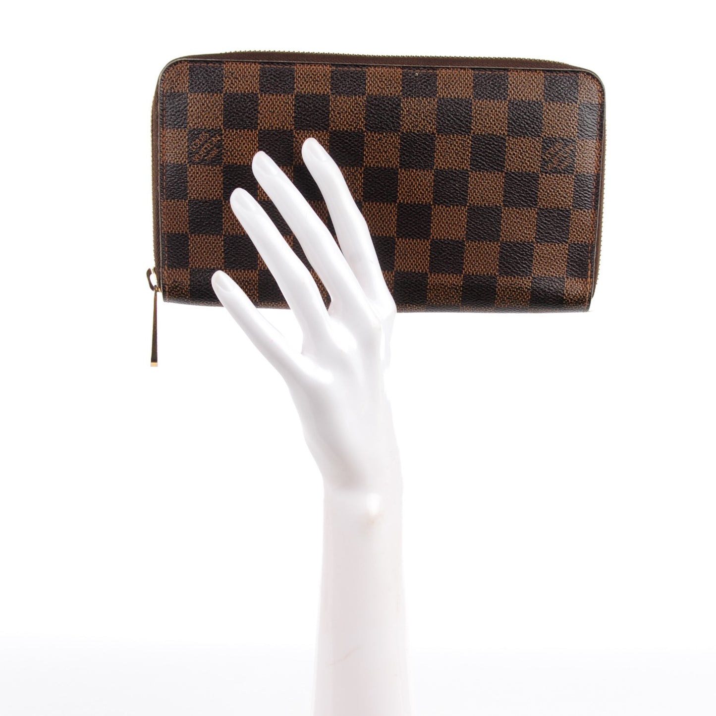 Damier Ebene Zippy Organizer Wallet