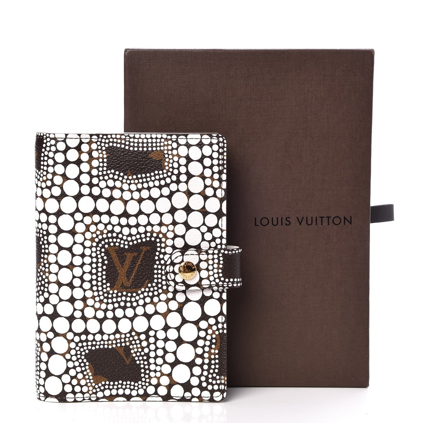 Monogram Kusama Town Small Ring Agenda White