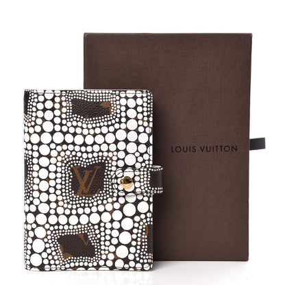 Louis Vuitton Monogram Kusama Town Small Ring Agenda White 7 of 7