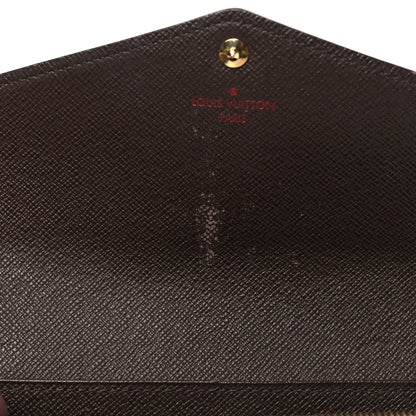 Louis Vuitton Damier Ebene Sarah Wallet NM 8 of 10