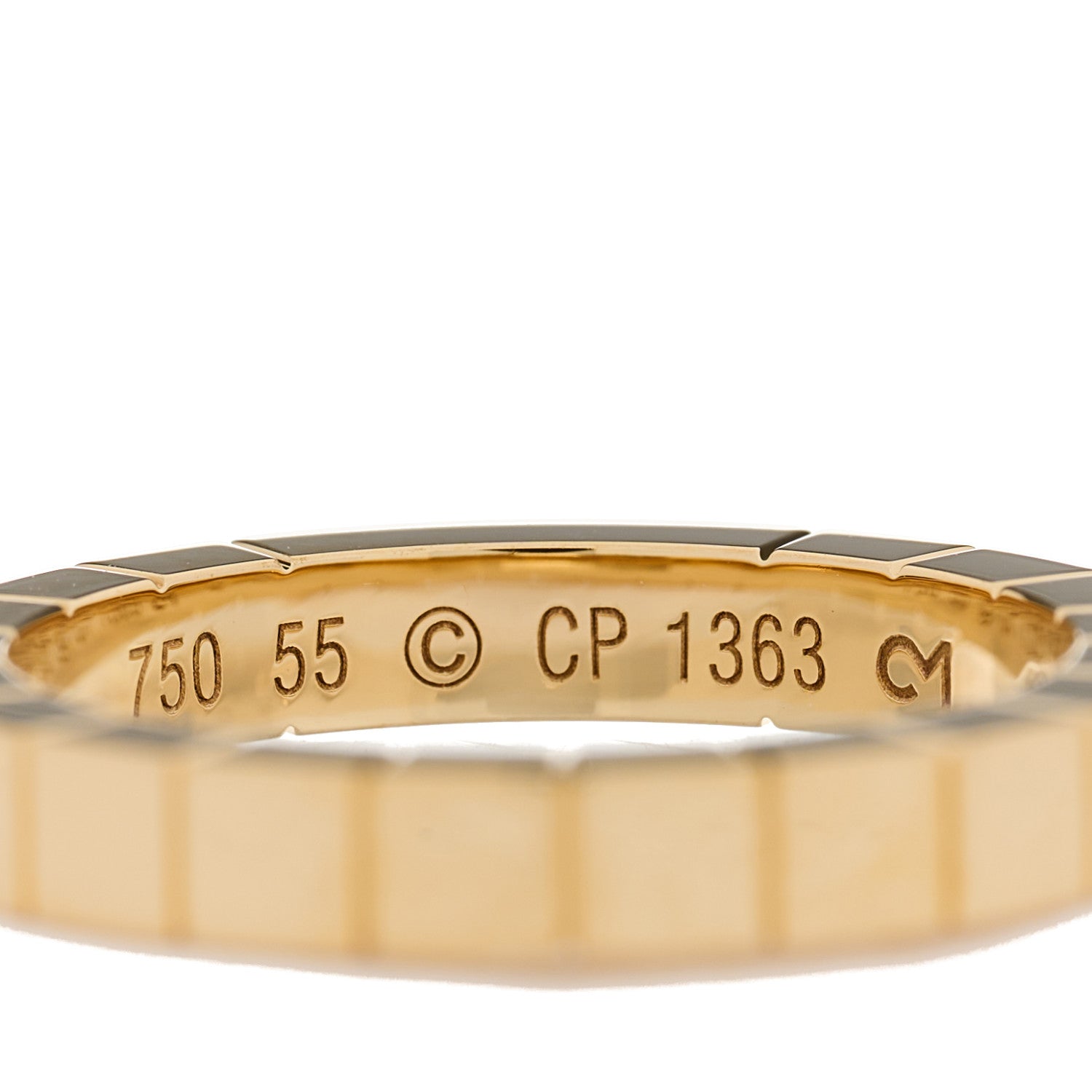 Cartier 18K Yellow Gold Lanieres Ring 55 7.25 4 of 4