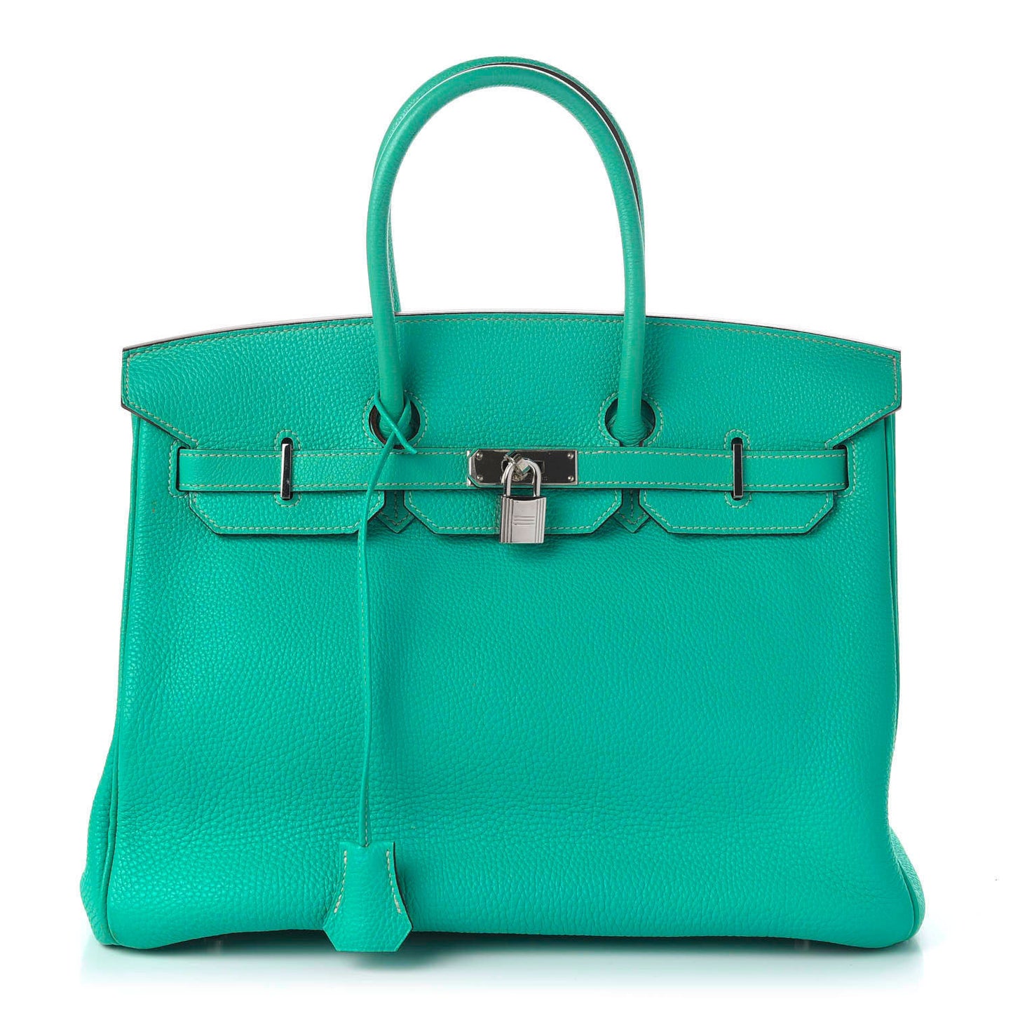 Togo Birkin 35 Bleu Paon