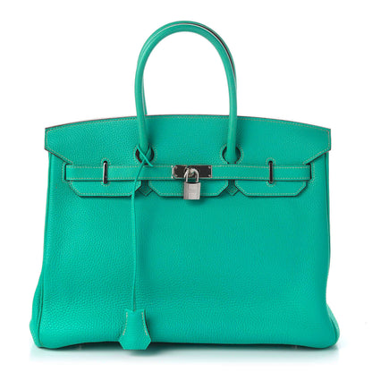 Hermes Togo Birkin 35 Bleu Paon 1 of 34