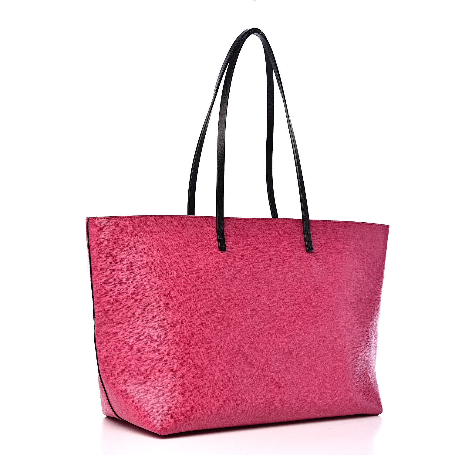 Fendi Vitello Elite Cuoio Monster Buggies Medium Roll Tote Ciclamino Black Multicolor Verde Prato 2 of 12