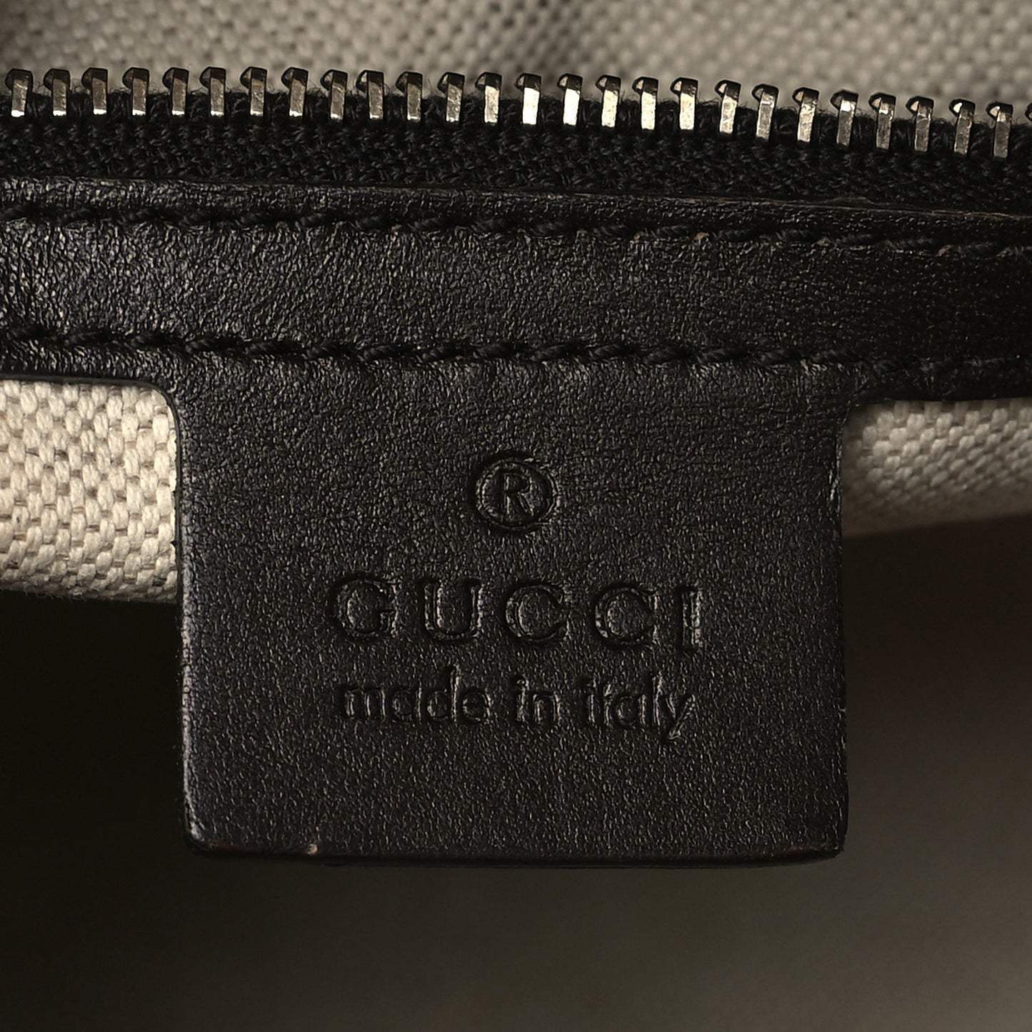 Monogram Vintage Web Small Boston Dark Brown