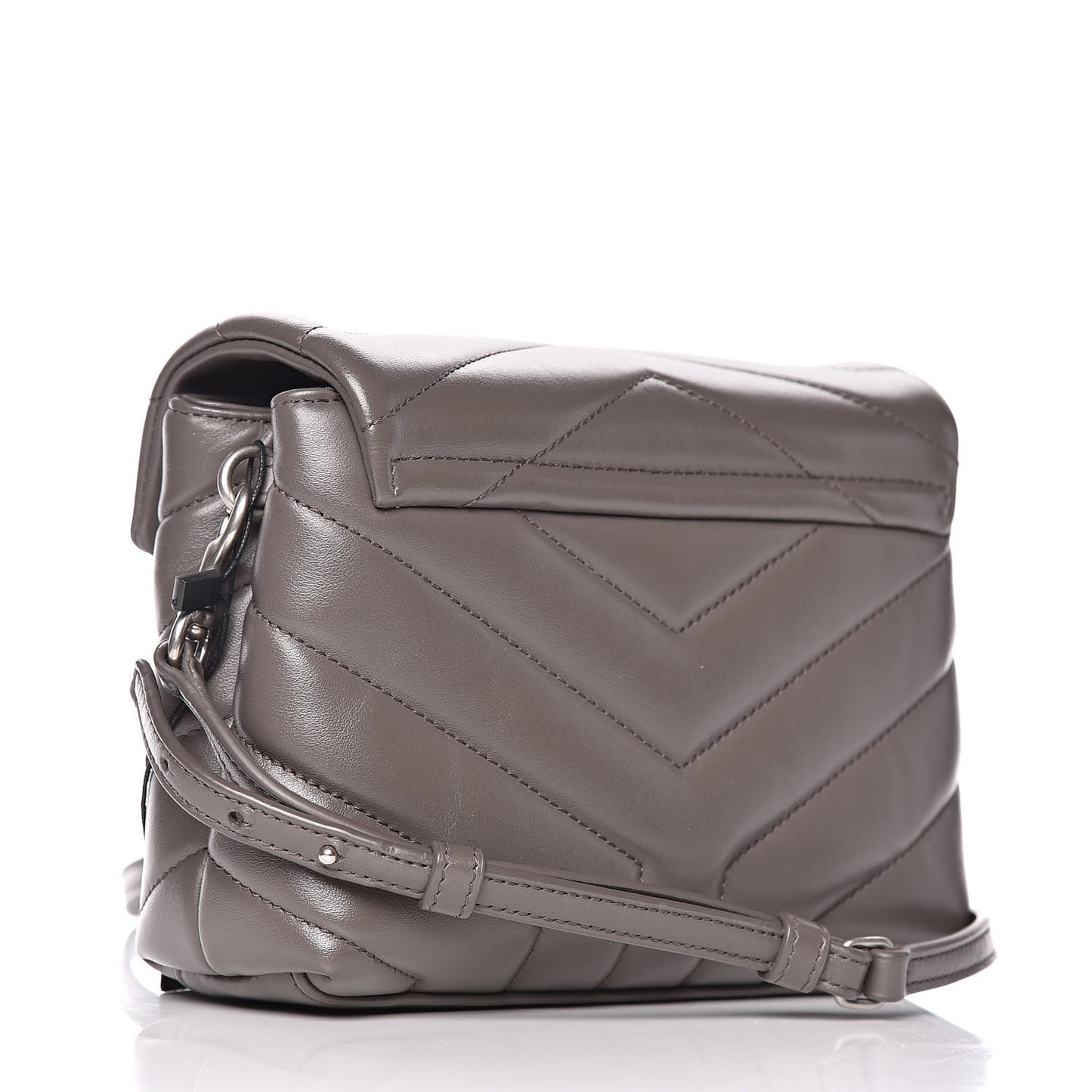 Calfskin Y Quilted Monogram Toy Loulou Crossbody Bag Earth
