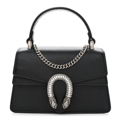 Gucci Dollar Calfskin Crystal Mini Dionysus Top Handle Bag Black Crystal 1 of 10