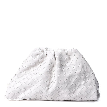Bottega Veneta Nappa Maxi Intreccio The Pouch Oversized Clutch Plaster 1 of 8