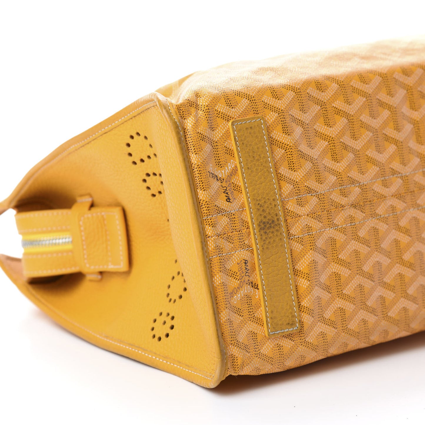 Goyardine Sac Hardy Pet Carrier PM Yellow