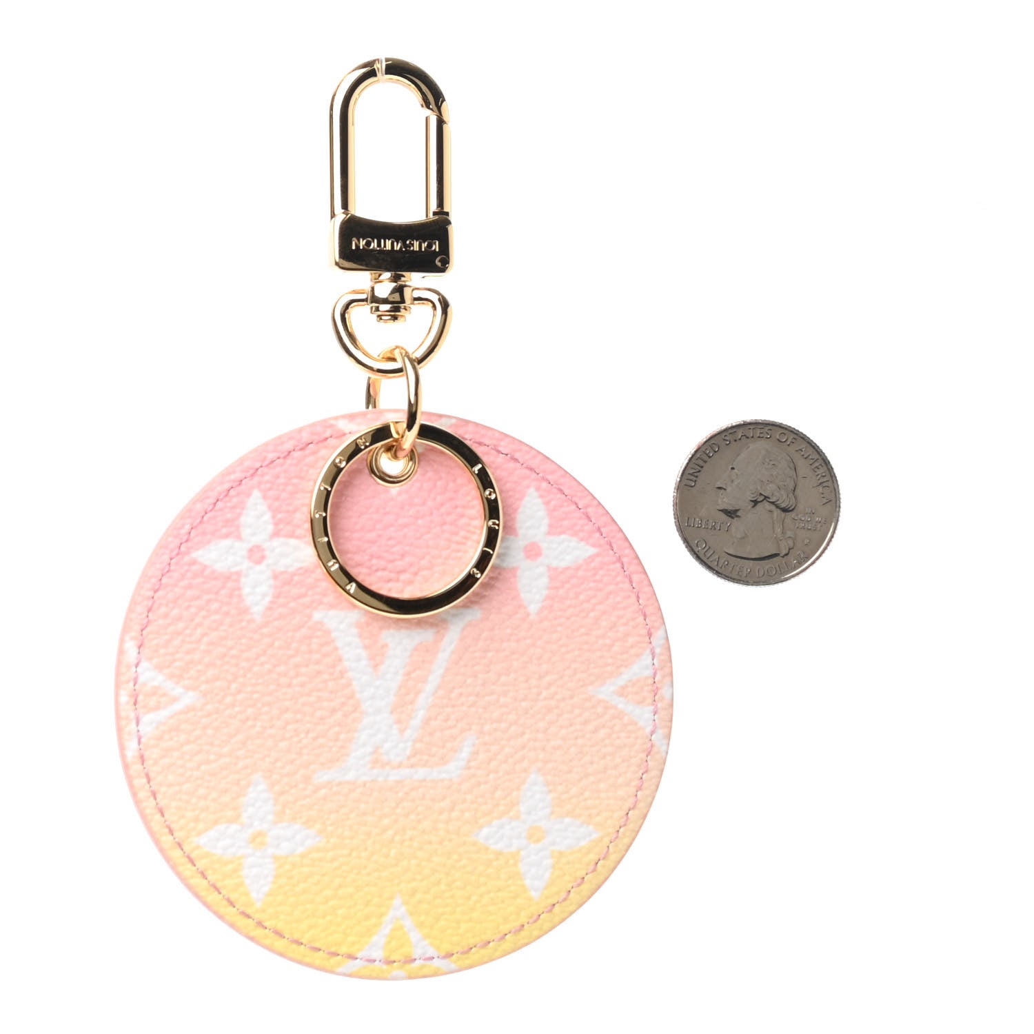 Louis Vuitton Monogram By The Pool Illustre Bag Charm Key Holder Light Pink 2 of 2