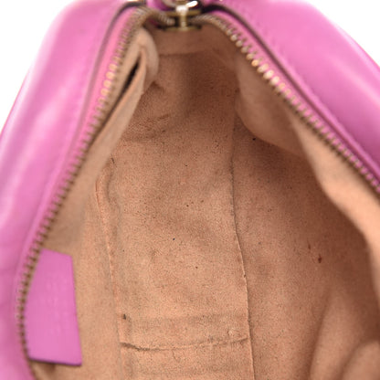 Gucci Calfskin Matelasse Mini GG Marmont Chain Shoulder Bag Candy Mousse 8 of 21