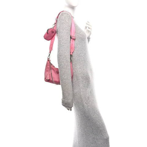 Nylon Re-Edition 2005 Shoulder Bag Begonia