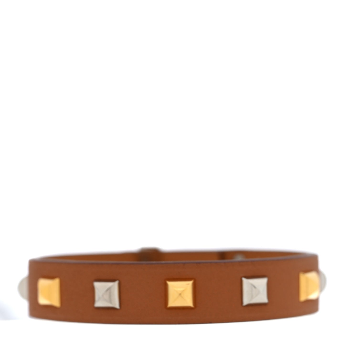 Swift Mini Dog Square Studded Bracelet T2 Gold