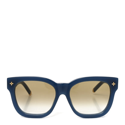 Louis Vuitton Acetate My Monogram Sunglasses Z1525E Navy Blue 2 of 7
